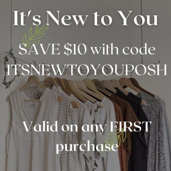 Use code ITSNEWTOYOUPOSH to SAVE $10 on your first purchase. - Picture 1 of 1